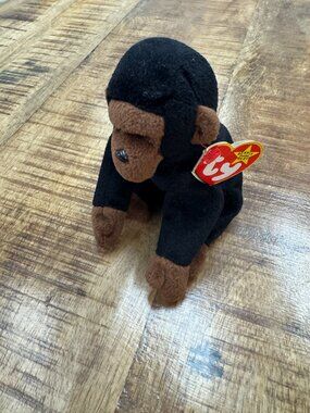 Ty Beanie Baby Congo the Gorilla 1996 RARE Original - 4160 P.V.C. Pellets